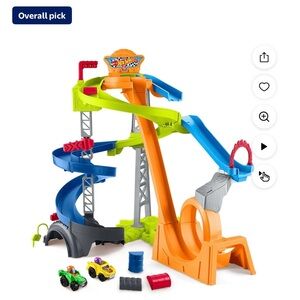 Hot Wheels/ Little people Dynamic Racing Track Set with Loop
